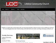 Tablet Screenshot of lifelinecc.com